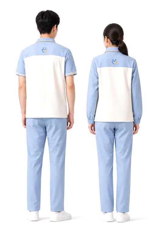 男女制服穿着效果(背面)