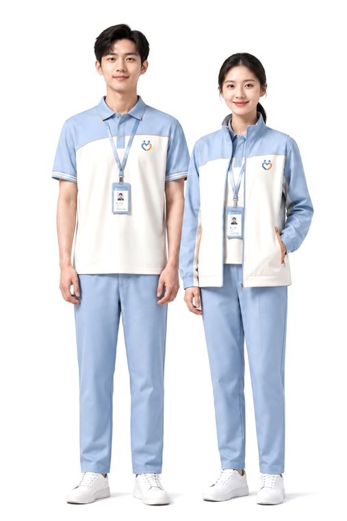 男女制服穿着效果(正面)